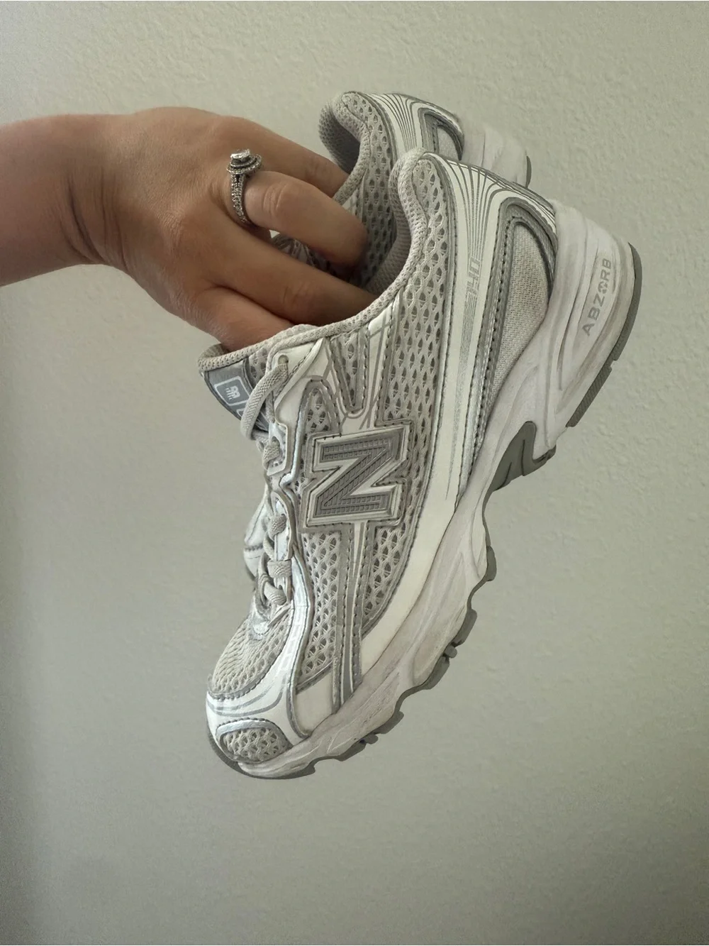 New Balance Little Kids 740 Casual Sneakers feature a mesh upper